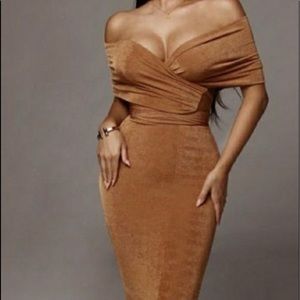 🔥JLUXLABEL Pecan Elizabeth Multi-Way Wrap Dress